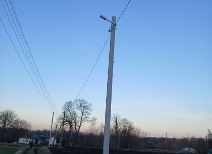 Нове будівництво мережі зовнішнього освітлення 
